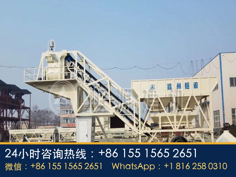 移动式小型搅拌站,免基础搅拌站