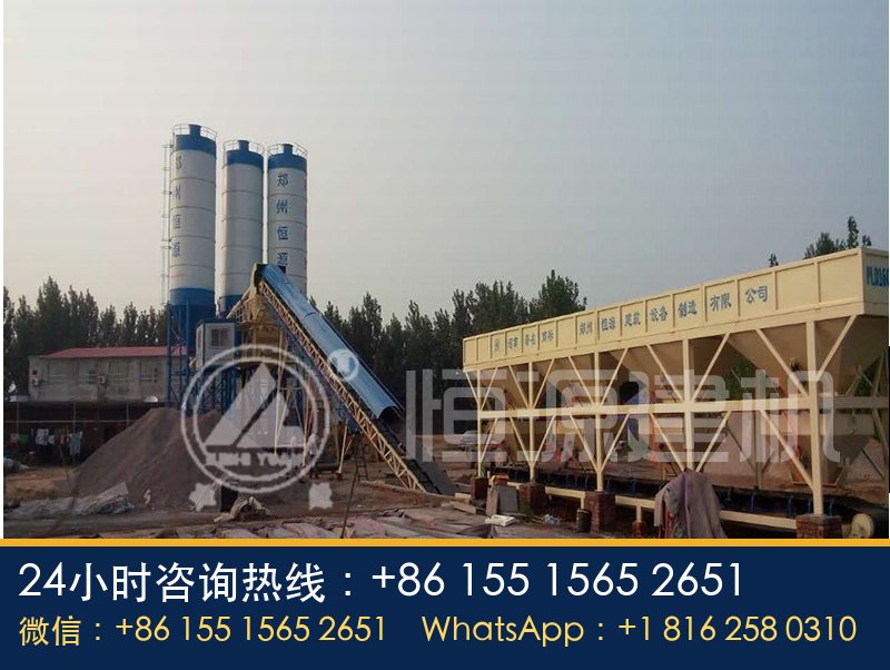 建套60型商砼设备要多少钱?60搅拌站的价格。