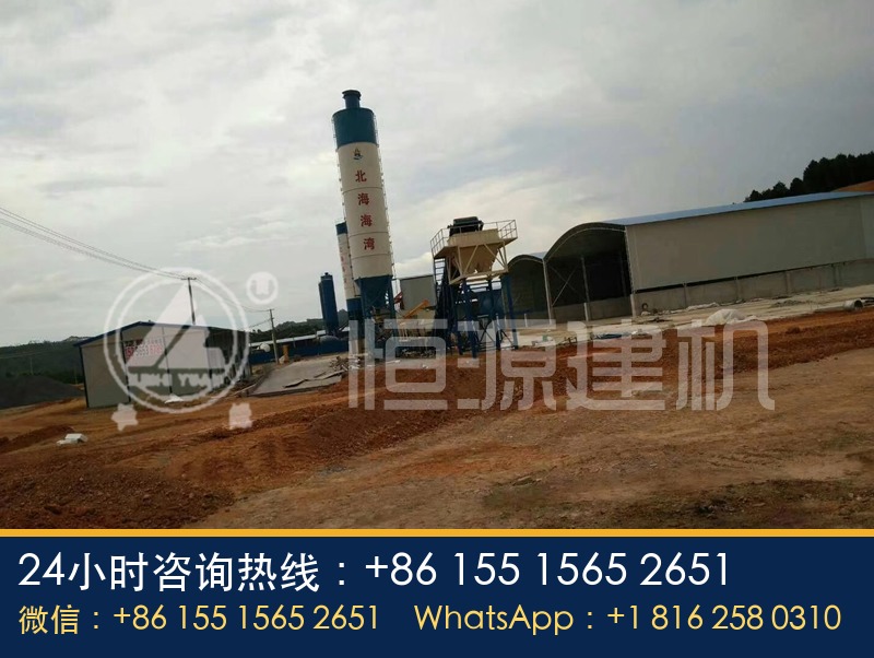 广西北海的水稳站安装调试现场图