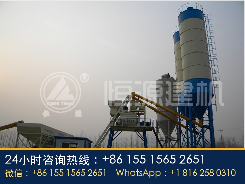 建个HZS75型混凝土搅拌站设备要多少钱?75搅拌站的价格。
