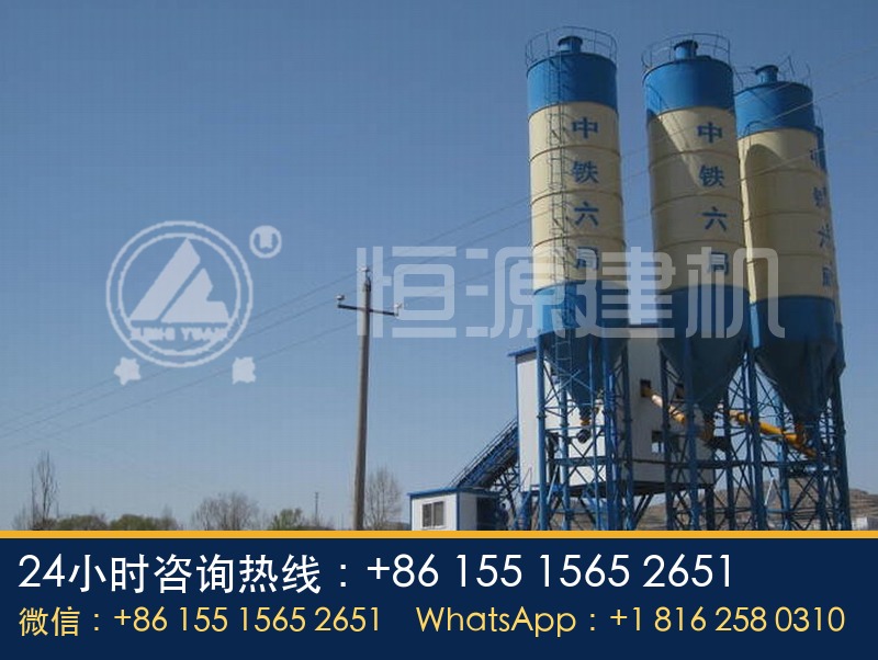 60混凝土搅拌站多少钱台,HZS60商混站的价格。