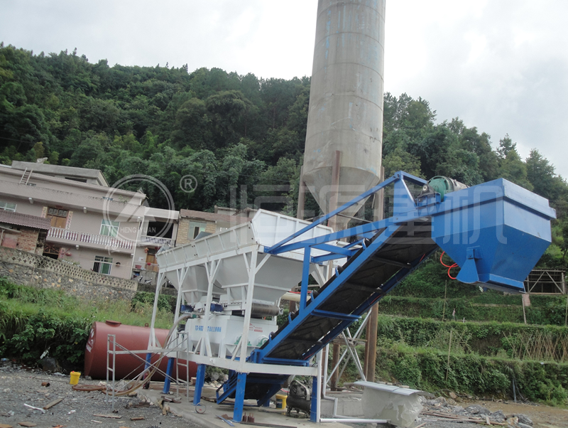 移动式水泥稳定碎石基层搅拌站