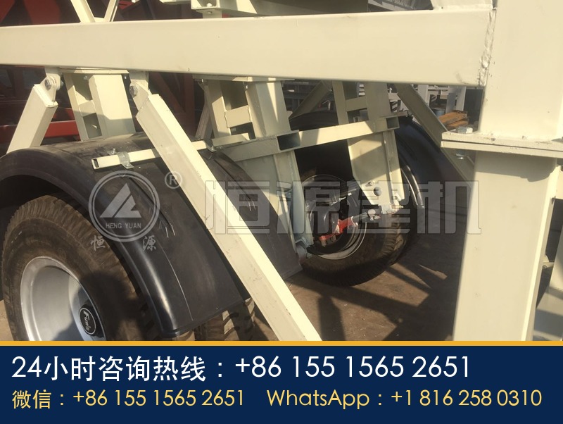 车载小型移动搅拌站底盘