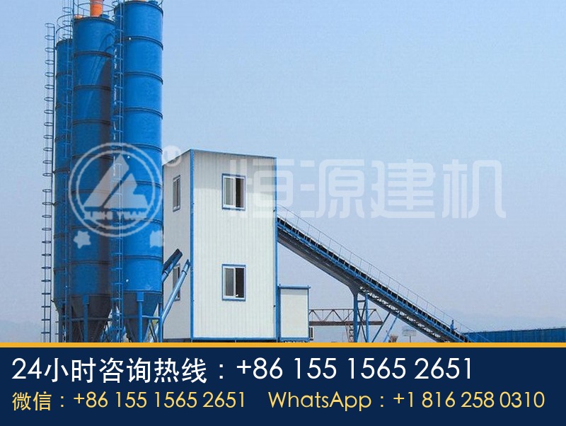 hzs120型混泥土搅拌站,120商混搅拌站