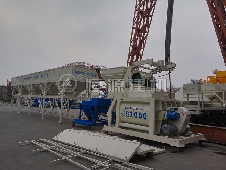 HZS50搅拌站发货