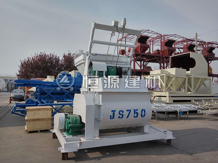 HZS35型混凝土搅拌站出口发往俄罗斯