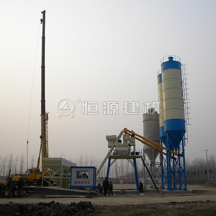 工程HZS75型混凝土搅拌站