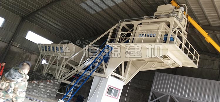 山东临沂75型移动搅拌站
