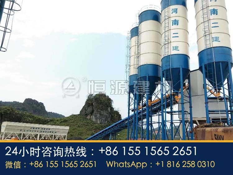 搅拌站立式水泥仓