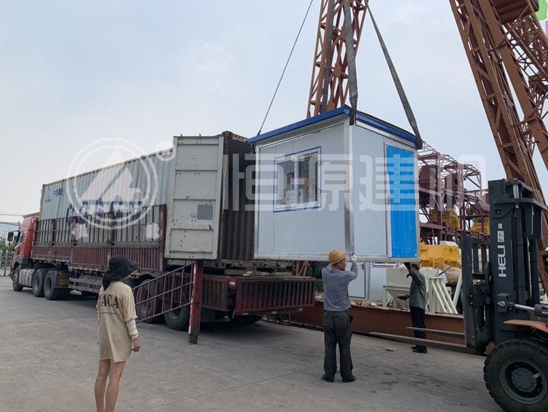 恒源建机 HZS50型搅拌站出口乌兹别克斯坦